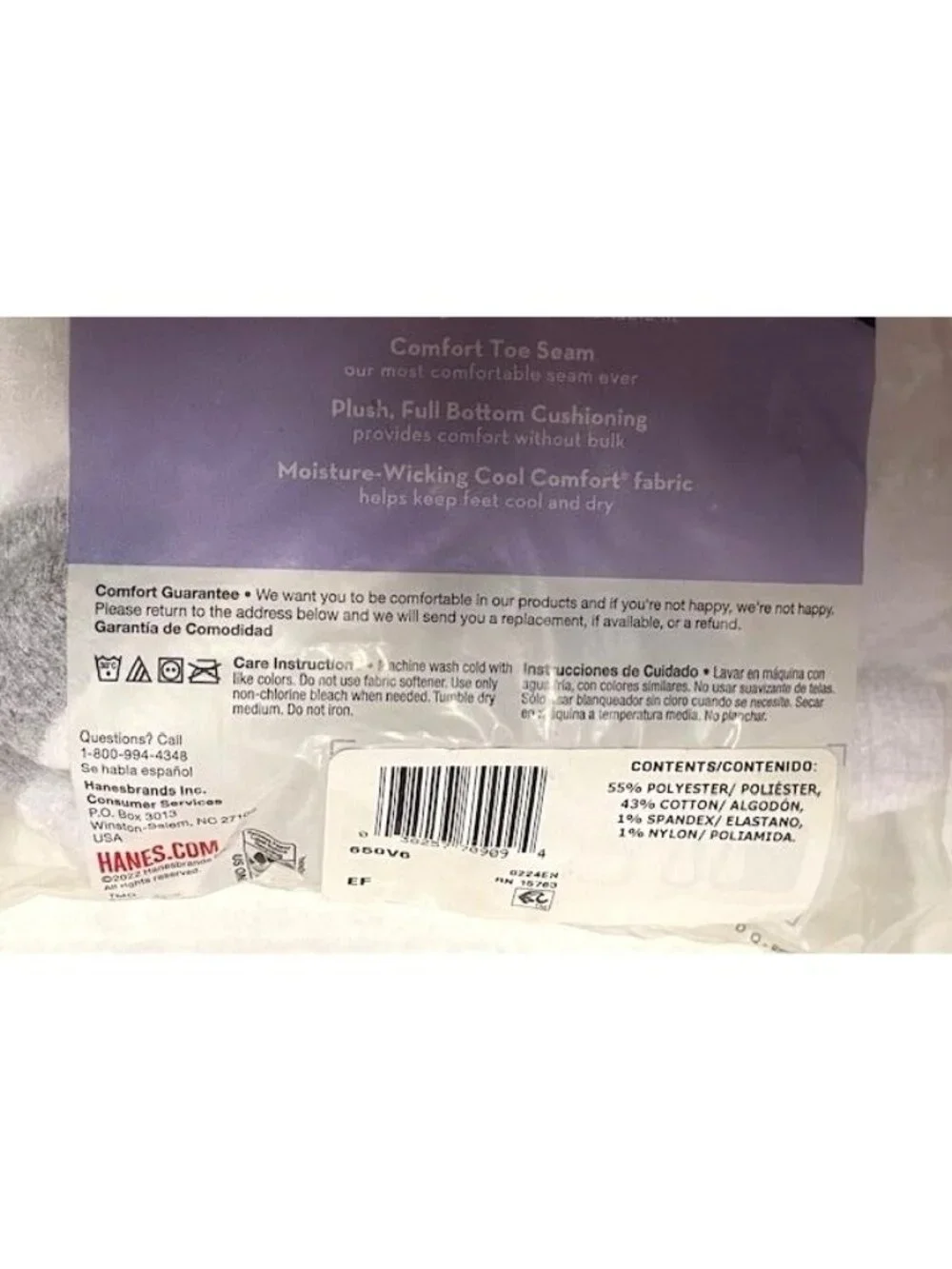 Hanes Women's No Show Socks 12 Pack 5-9